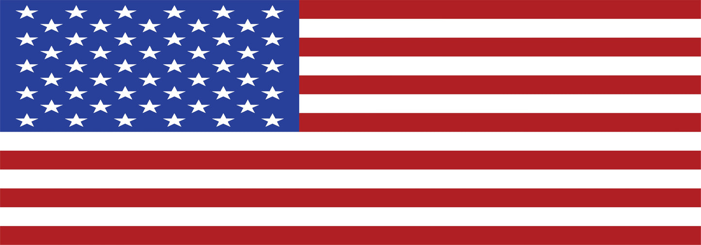 Vinyl Decals - Large American Flag