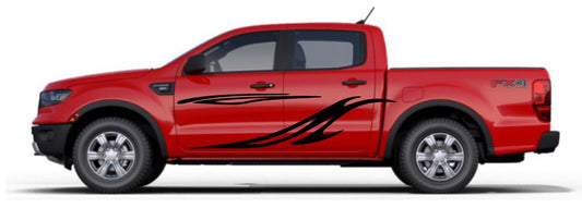 Vinyl Decals - Stripe Flare Design