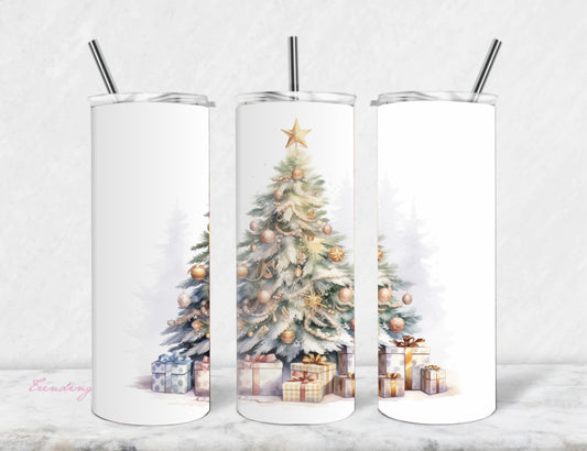 Xmas Tree Presents Stainless Steel Vacuum Insulated Tumbler