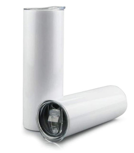 Blank Stainless Steel Skinny Tumbler w/ Gloss Finish