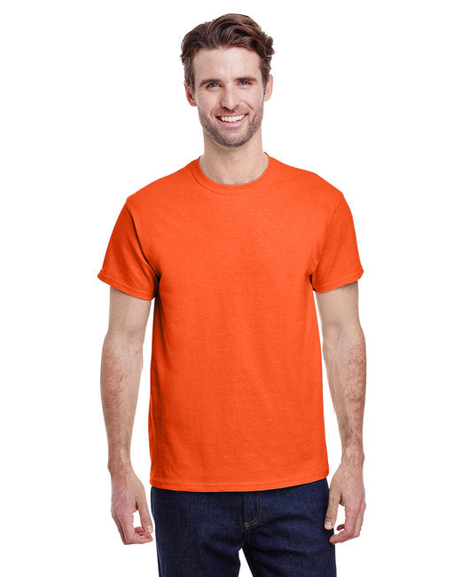 Classic Cotton Tee Custom Design Orange