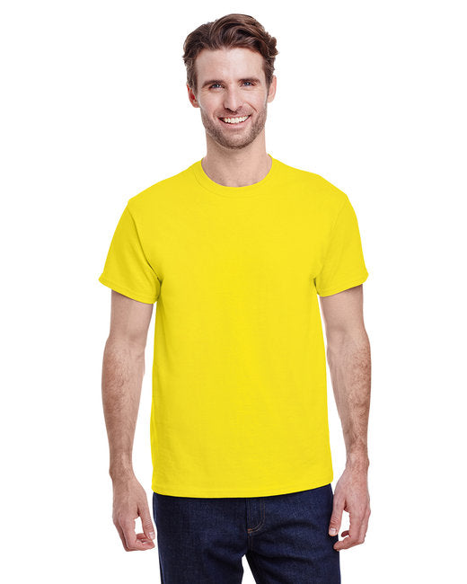 Classic Cotton Tee Custom Design Yellow